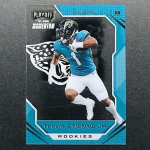 Travis Etienne Jr. RC - 2021 Panini Chronicles Playoff Momentum Rookies #PMR-12